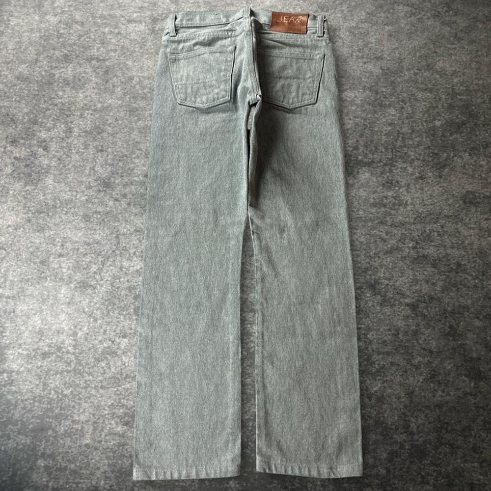 Jean Shop Men’s 28 Gray Selvedge Denim Jeans Slim Fit Made USA 100% Cotton - Picture 1 of 8
